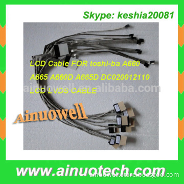 Laptop LED Cable for toshiba A665 A660 A660D A665D Screen LCD LVDS CABLE DC020012110